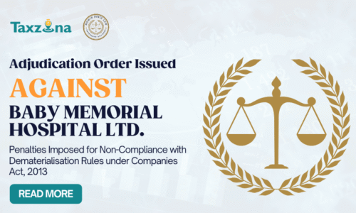 Adjudication Order Summary Against Baby Memorial Hospital Limited for Non-Compliance with Dematerialisation Rules